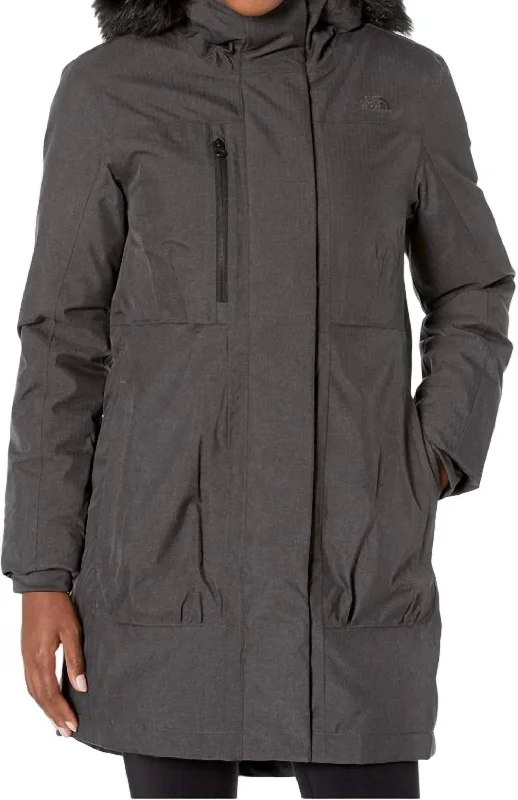 Summer Splash Sale Downtown Parka In Tnf Dark Grey Heather