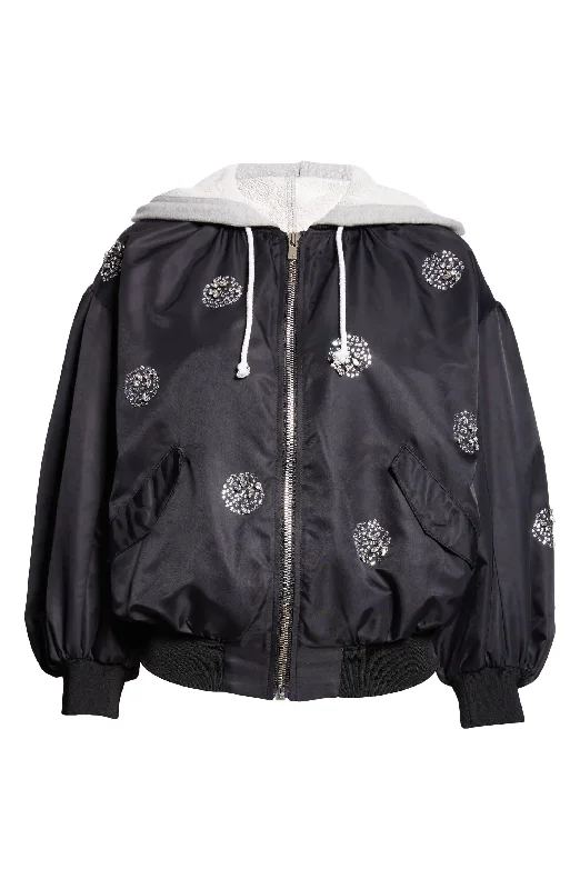 Everyday Fashion Cinq à Sept Women's Ollie Jacket, Black/Silver