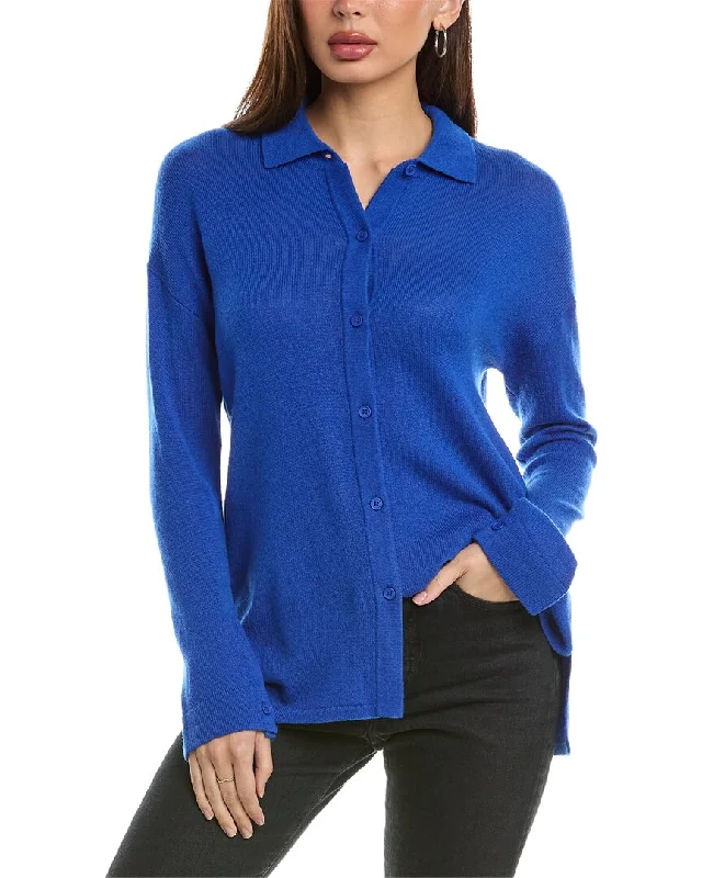 Massive Savings Hannah Rose Wool & Cashmere-Blend Shirt