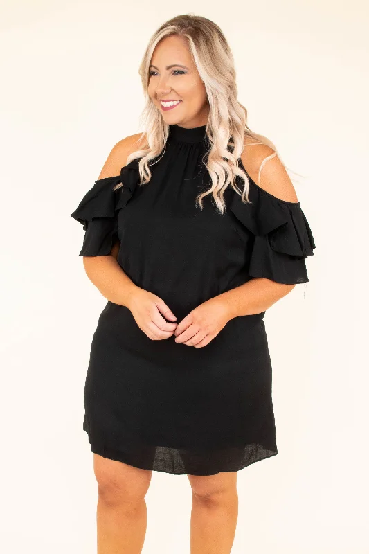 Versatile Wardrobe Essentials What You Do For Love Dress, Black