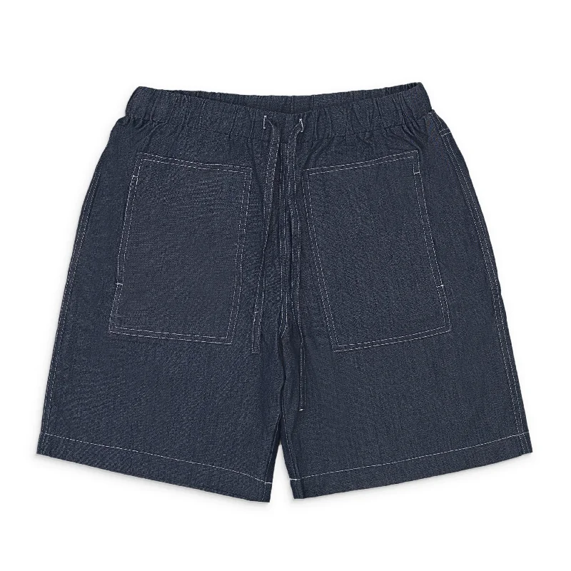 Durable Fashion Picks CALLIPYGIAN DENIM INDIGO SHORTS