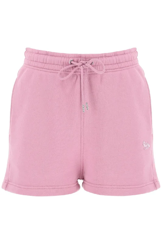 Trendy Attire For Her Maison Kitsune Women's "Baby Fox Sports Shorts With Patch Design