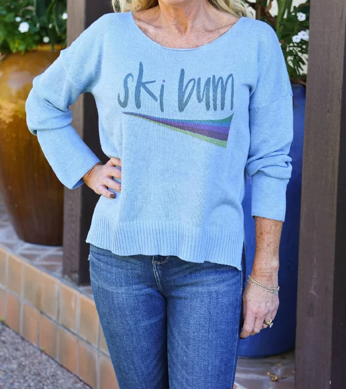 Season Sale Ski Bum Sweater In Blue