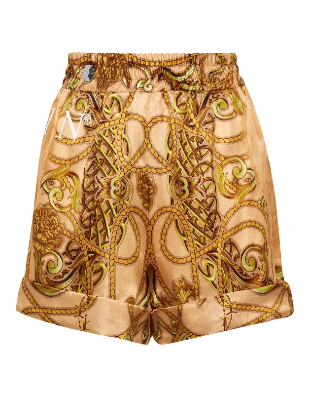 Vintage Inspired Fashion Sale Silk Short Trousers New Baroque