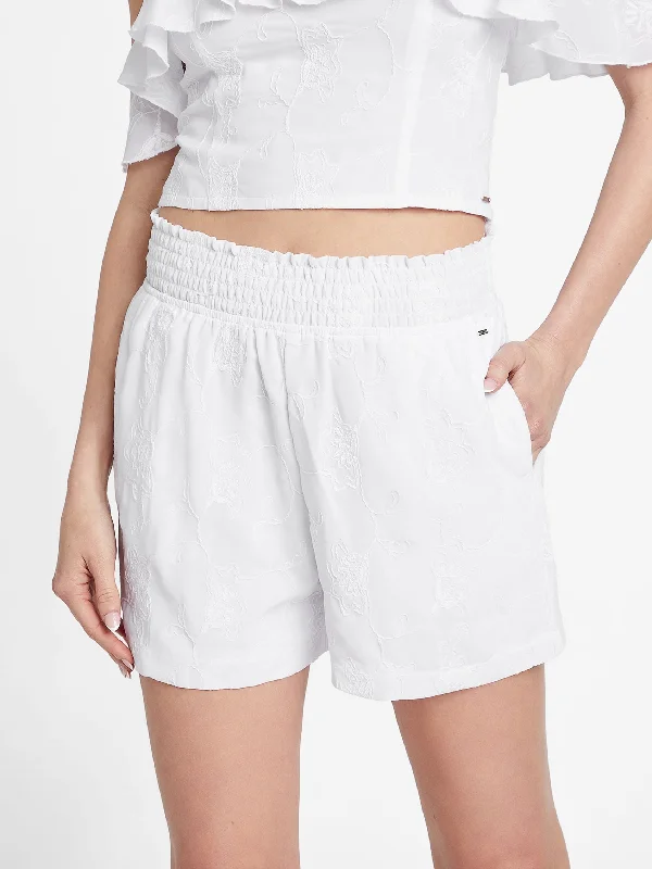 Modern Casual Clothing Allegra Embroidered Shorts