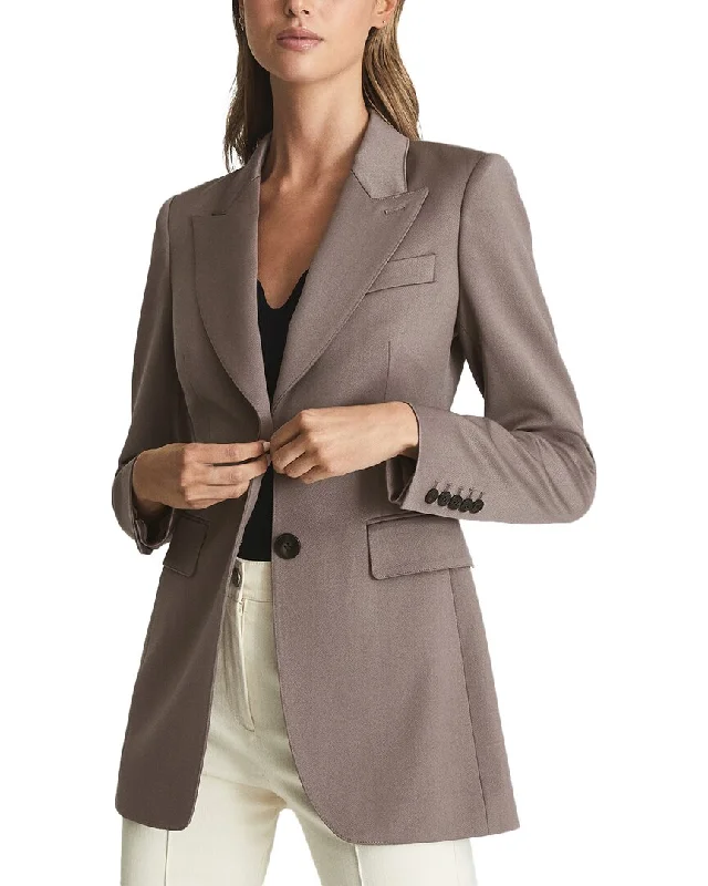 Chic Style Reiss Harper Single Breasted Wool-Blend Blazer