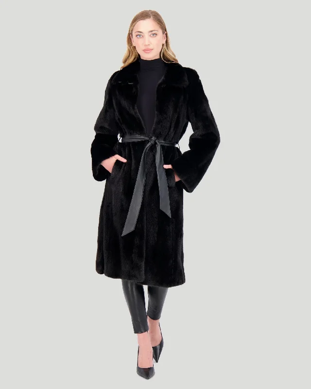 Fashion Forward Femininity Mink Short Coat