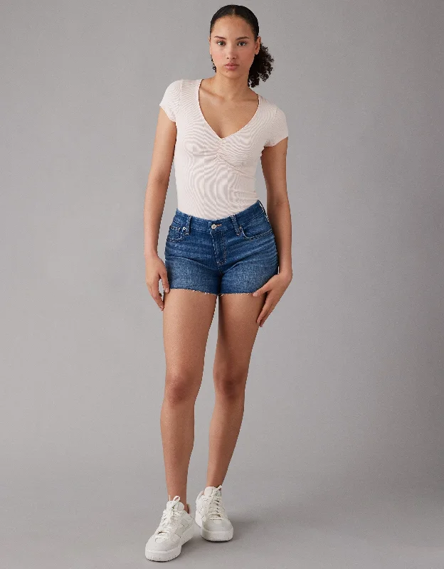 The Good Stuff AE Next Level Curvy Denim Midi Short