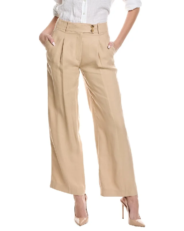 Snag Fabulous Fashion Bargains Reiss Hollie Wide Leg Linen-Blend Trouser