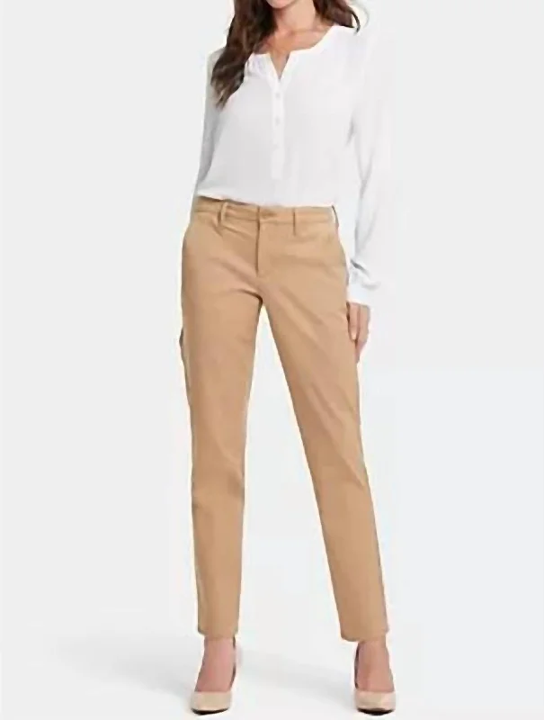 Budget-Friendly Fashion Sheri Slim Trouser In Sand Dune