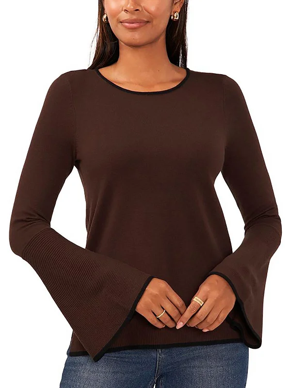 Boho - Chic Festival - Ready Style Womens Side Slit Long Sleeve Crewneck Sweater