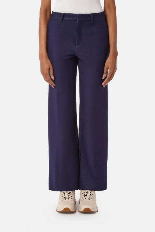 Refined Simplicity The Aluda Pants In Medium Blue Wash