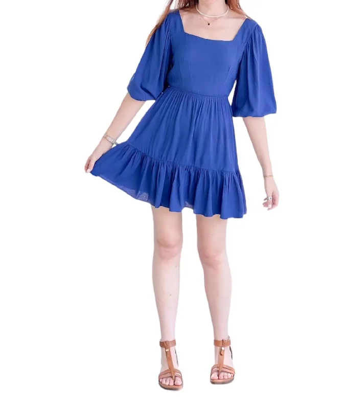 Innovate Your Wardrobe Alec Dress In Blue