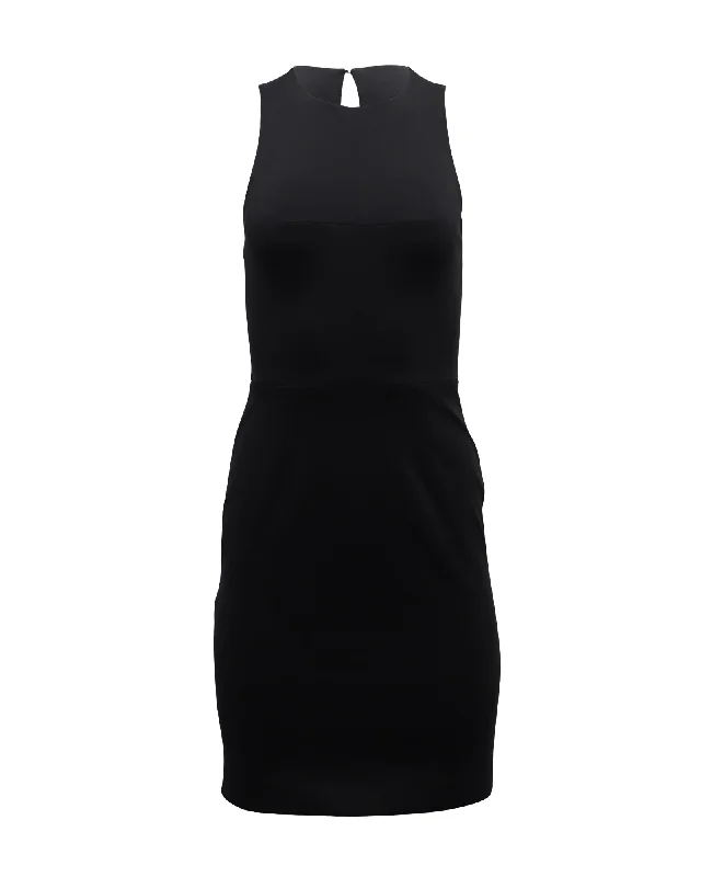 Flash Sale Fever Alexander Wang Sheath Dress with Cut Out Design in Black Nylon