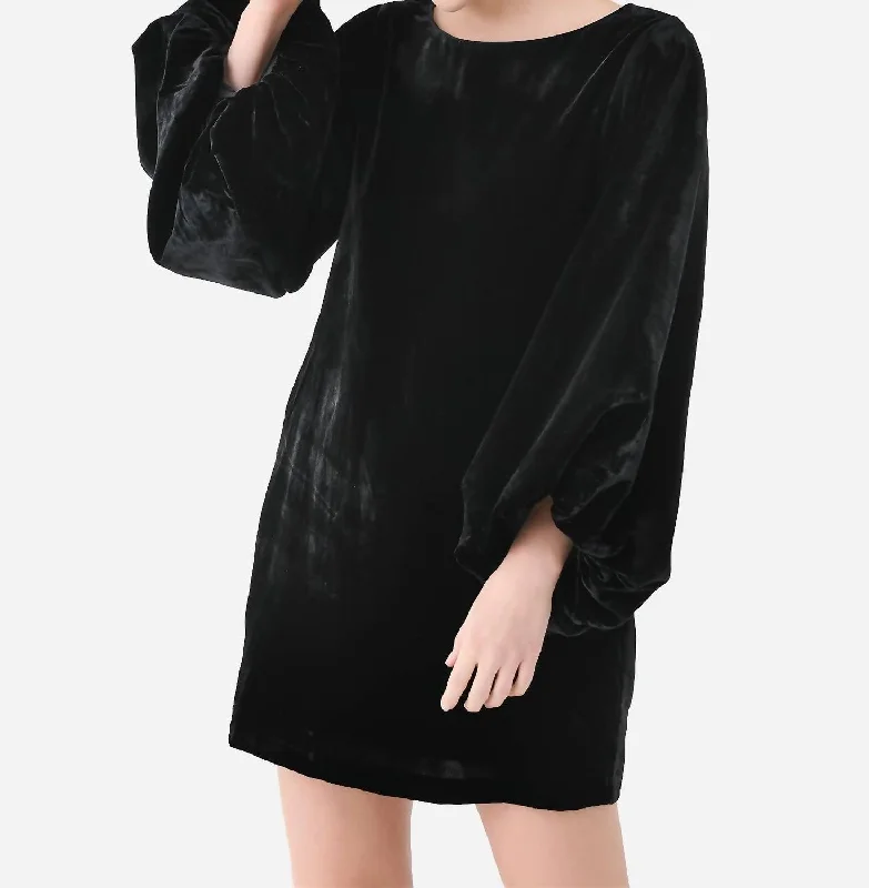 Eco Friendly Fashion Sale Benji Dress In Jet Black