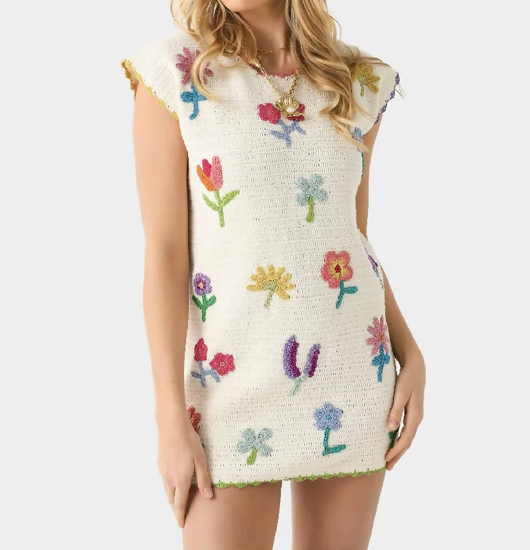 Casual Chic Bloom Dress In Multi