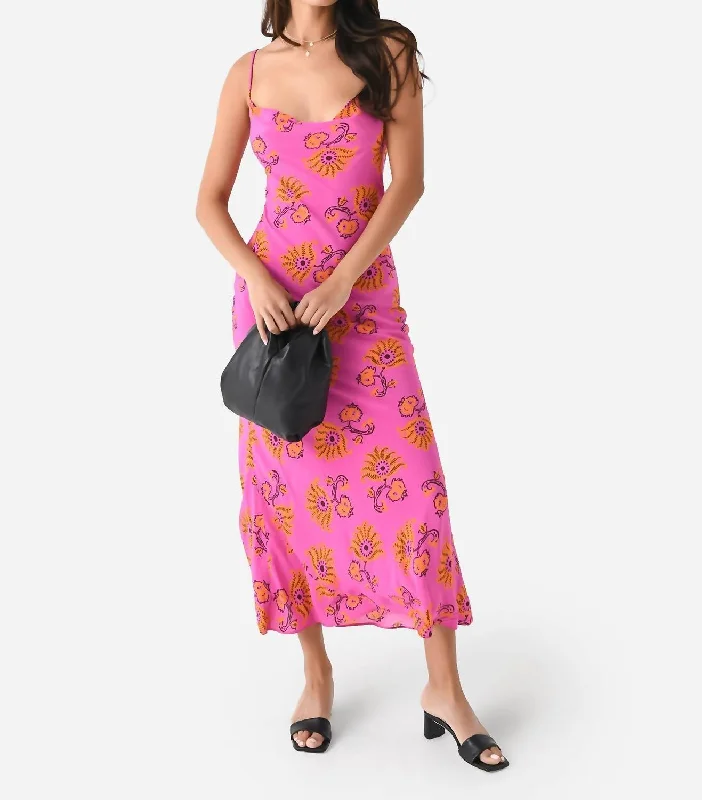 Stylish Spring Fashion Jemima Dress In Mulberry Toulon