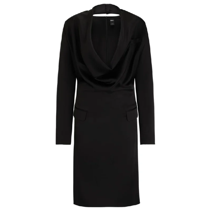 Style Beyond Borders Knee-length cowl-neck dress