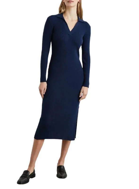 Trendy Women's Wear Luciana Dress In Navy