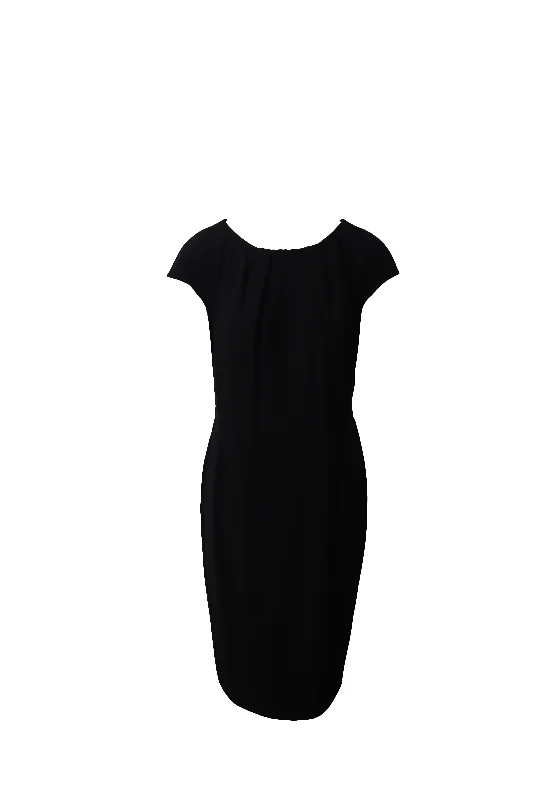 New Season Fashion Preview Sale Max Mara Sheath Dress in Black Triacetate