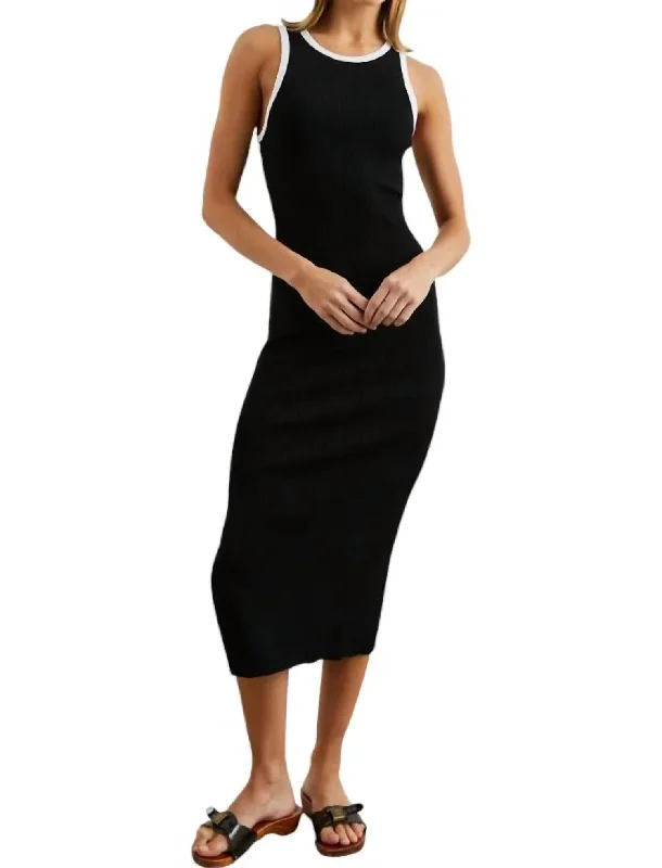 Graceful Fashion Rue Dress In Black