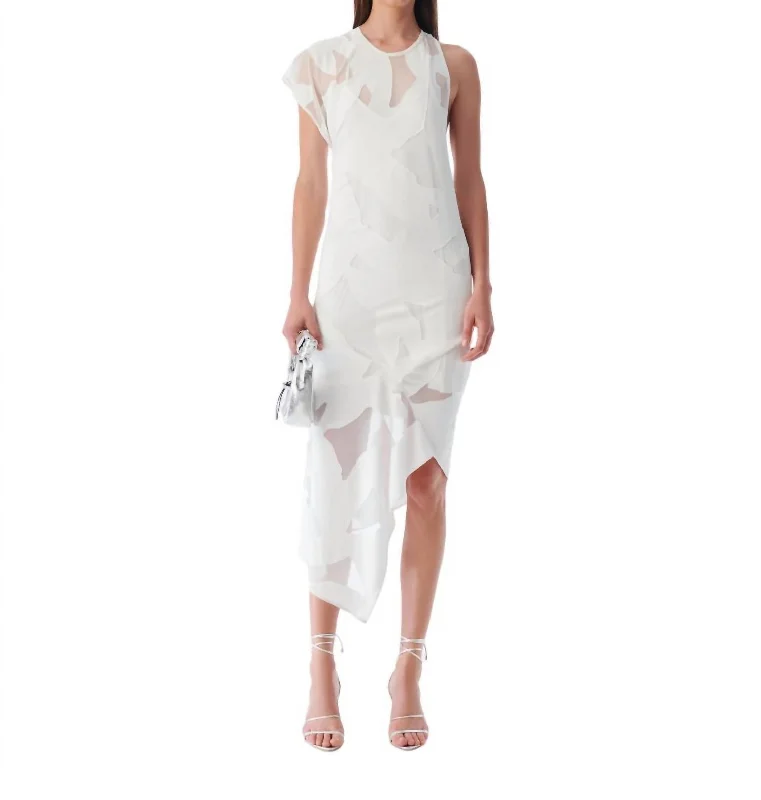 Effortless Everyday Wear Shannon Dress In Off White