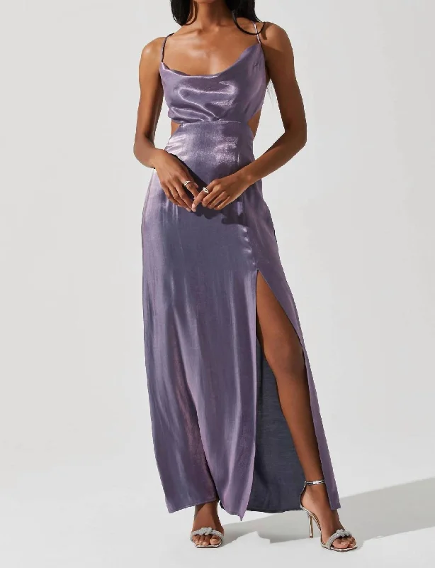 Trend Setting Wardrobe Shivani Dress In Lavender Shine