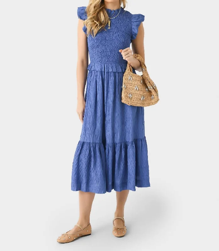 Style Upgrade Siya Dress In Blue