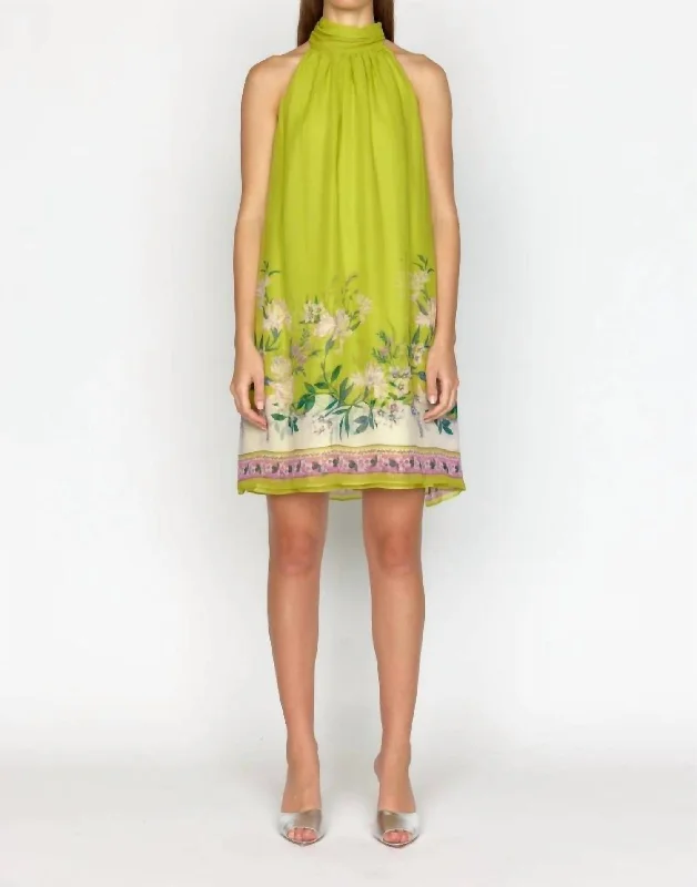 Stylish Statements Tula Dress In Acacia Coast Border