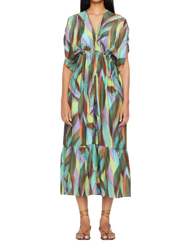 Durable Fashion Picks Venus Caftan In Waterfall