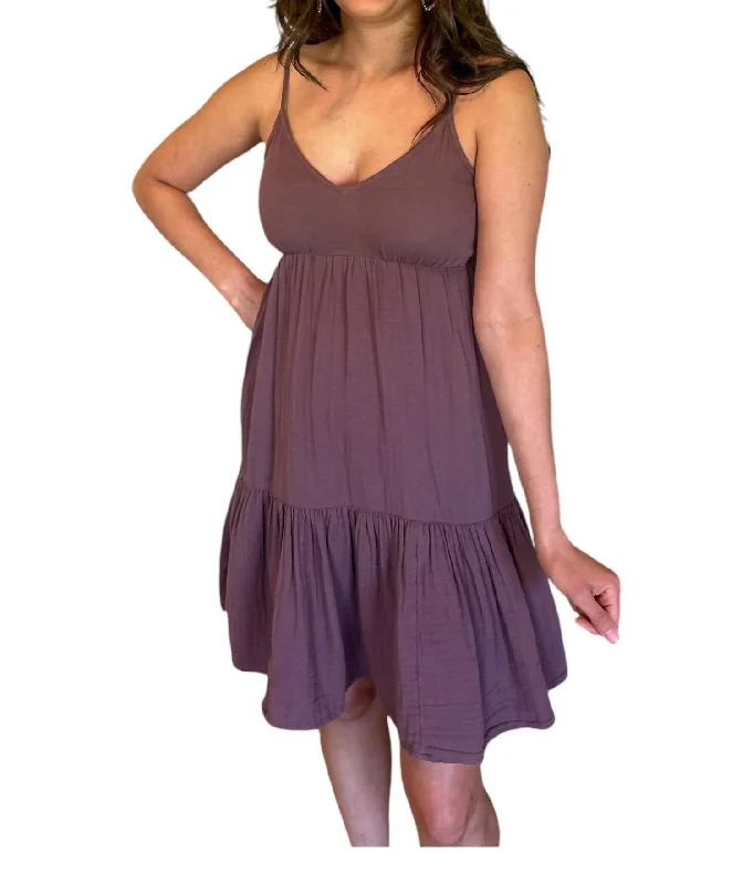 Exclusive Discount Wave After Wave Dress In Light Mauve