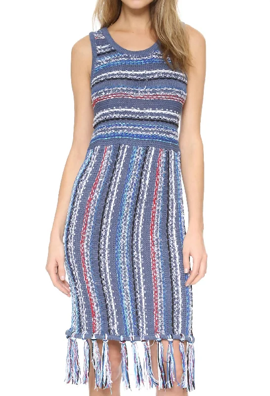 Now On Sale For Chic Urban Styles Women's Tassel Dress In Multi